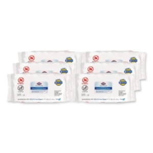 Bleach Germicidal Wipes, Disinfectant Wipes, 1-Ply, 6.75 x 9
