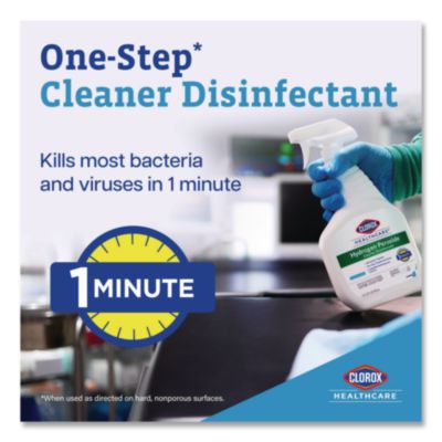Hydrogen-Peroxide Cleaner/Disinfectant, Unscented, 1 gal Bot