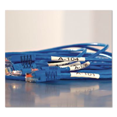 Rhino Heat Shrink Tubes Industrial Label Tape, 0.25" X 5 Ft,