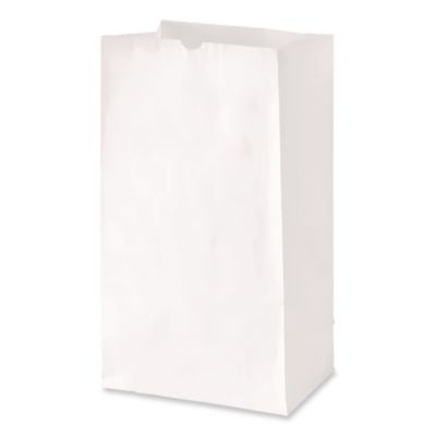 Grocery Paper Bags, 20# Size, 40# Basis Weight, 8.25" x 5.25