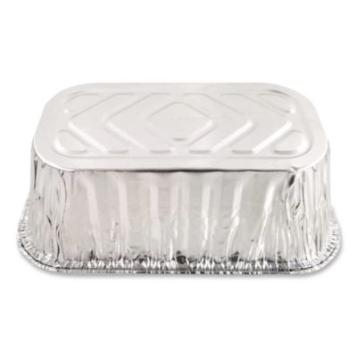 Aluminum Baking Pan, #1 Loaf, 1 lb Capacity, 5.72 x 3.31 x 2