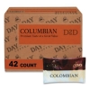 100% Pure Coffee, Colombian Blend, 1.5 Oz Pack, 42 Packs/car