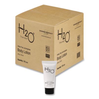 H2O Therapy Single Use Body Lotion, 0.85 oz Tube, White Tea