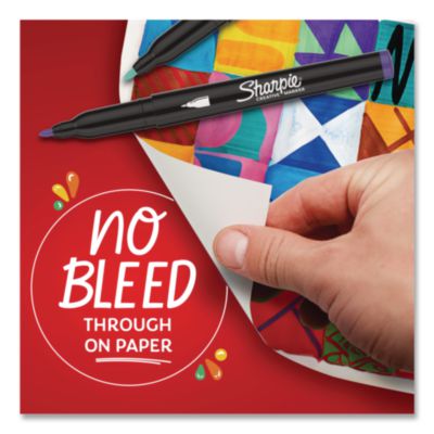 Creative Markers, Fine Tip Bullet Tip, Assorted, 24/Pack
