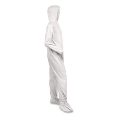 KleenGuard A40 Coveralls, Elastic Wrists, Ankles, Back, Hood