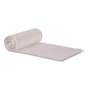 High-Density Waste Can Liners, 30 gal, 8 mic, 30" x 37", Nat