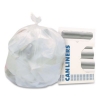 High-Density Waste Can Liners, 30 gal, 8 mic, 30" x 37", Nat