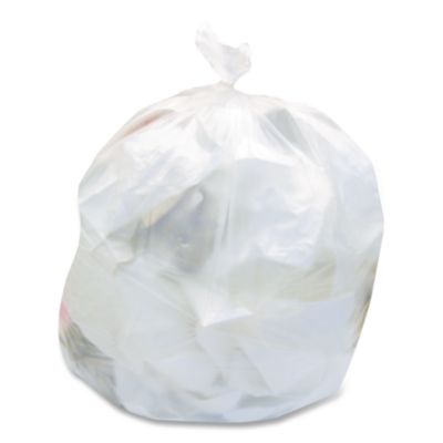 High-Density Waste Can Liners, 56 gal, 16 mic, 43" x 48", Na