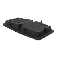 BRUTE Rotomolded Tilt Truck Lid, 35.01 x 70.7 x 9.5, Black