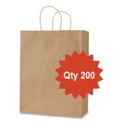 Get Reddi Paper Bags, Mega Size, 70# Basis Weight, Twisted R