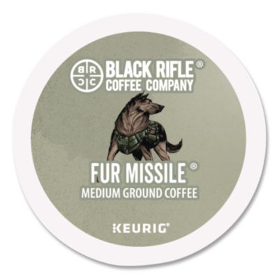 Fur Missile Coffee K-Cups, 22/Box, 4 Boxes/Carton