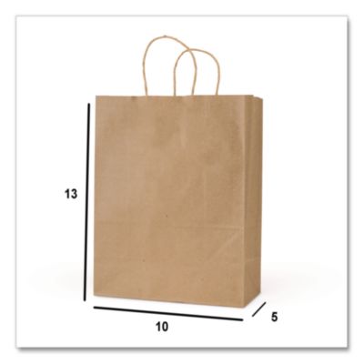 Get Reddi Paper Bags, Pixie Size, 60# Basis Weight, Twisted