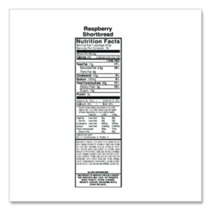Premium Berry Jam Shortbread Cookies, Raspberry, 2 Oz Pack,