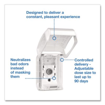 Constant Air Freshener Dispenser, 3.93 x 4.72 x 5.98, White,