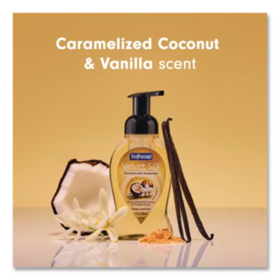 Velvet Silk Foaming Liquid Hand Soap, Coconut, 9 oz, 6/Carto