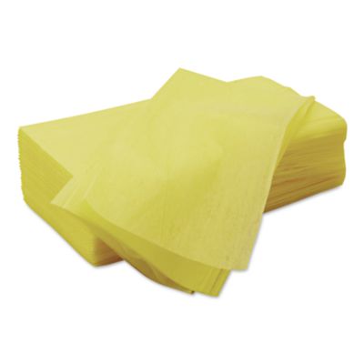 Masslinn Dust Cloths, 1-Ply, 24 x 40, Unscented, Yellow, 25/
