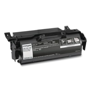 T650a11a Return Program Toner, 7,000 Page-Yield, Black