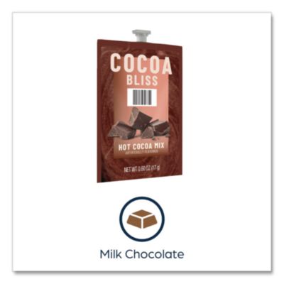 Cocoa Bliss Hot Chocolate Mix, Chocolate, 72/Carton