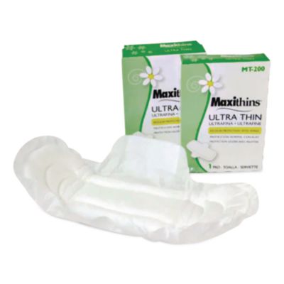 Maxithins Vended Ultra-Thin Pads, Size 4, Maxi Absorbency, 2