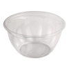 PLA Salad Bowls, 16 oz, 5.4" dia x 2.7"h, Clear, Plastic, 45