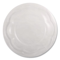 PLA Salad Bowl Lids, 5.4" dia x 0.8"h, Clear, Plastic, 450/C