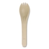 NoTree Cutlery, Light Mediumweight, Spork, Paper, Natural, 1
