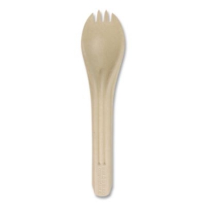 NoTree Cutlery, Light Mediumweight, Spork, Paper, Natural, 1