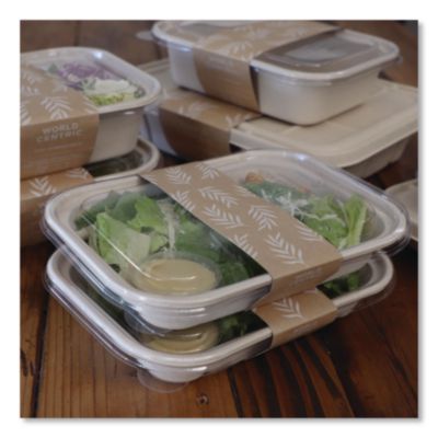 Fiber Containers, 17 oz, 6.02 x 8.02 x 1.5, Natural, Sugarca