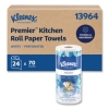 Premiere Kitchen Roll Towels, 1-Ply, 11 x 9.4, White, 70/Rol