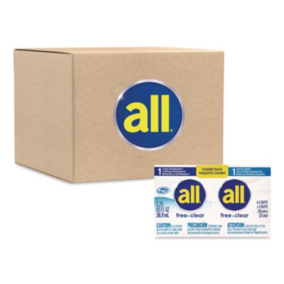 Free Clear HE Liquid Laundry Detergent/Dryer Sheet Dual Vend