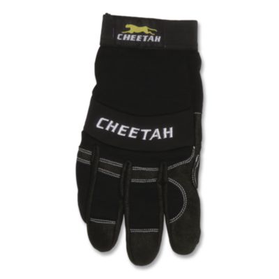 Cheetah 935CH Gloves, EN388: 2X21, 10" Long, Small, Black, P