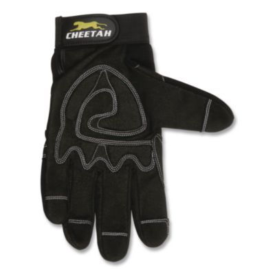 Cheetah 935CH Gloves, EN388: 2X21, 10" Long, Small, Black, P