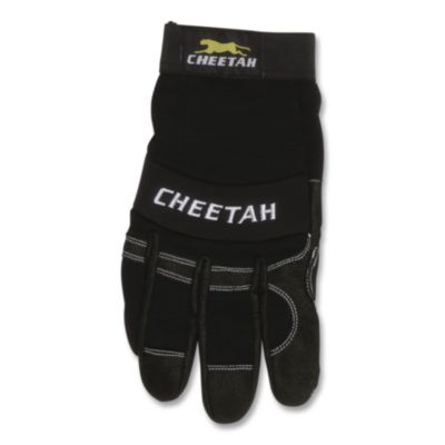 Cheetah 935CH Gloves, EN388: 2X21, 10" Long, X-Large, Black,