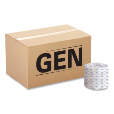 Small Roll Bath Tissue, Septic Safe, 1-Ply, White, 1,000 She