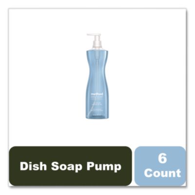 Dish Soap Pump, Hour-Glass Bottle Shape, Sea Minerals Scent,