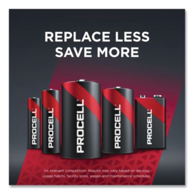 Professional Alkaline 9V Batteries, 72/Carton