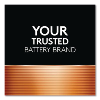 Coppertop Alkaline D Batteries, 72/carton