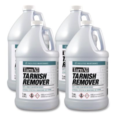 Tarnish Remover, 1 Gal Bottle, 4/Carton