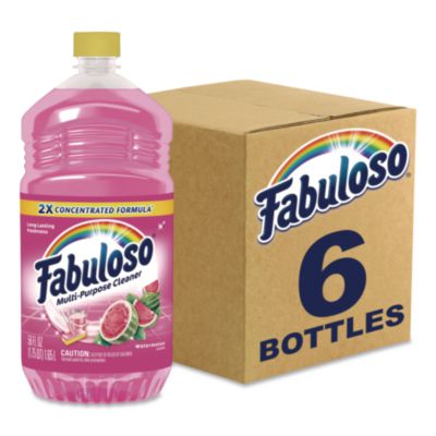 Multi-Use Cleaner, Watermelon Scent, 56 oz Bottle, 6/Carton
