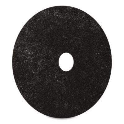 Stripping Pads, Heavy-Duty, 20" Diameter, Black, 5/Carton