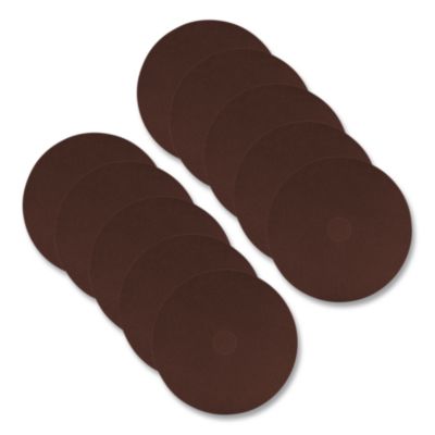EcoPrep EPP Specialty Pad, 15" Diameter, Maroon, 10/Carton