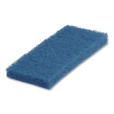 Octopus 102 Medium Duty Cleaning Pad, 5" x 9", Blue, 20/Cart