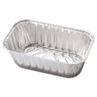 Aluminum Baking Pan, #1 Loaf, 1 lb Capacity, 5.72 x 3.31 x 2