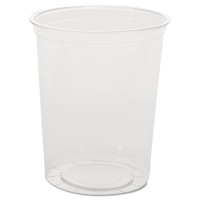 Deli Containers, 32 oz, Clear, Plastic, 50/Pack, 10 Packs/Ca