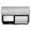 Compact Coreless Side-by-Side Double Roll Tissue Dispenser,