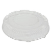 Caterline Dome Lids, 18" Diameter x 2.75" h, Clear, Plastic,