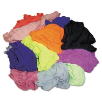 New Colored Knit Polo T-Shirt Rags, Assorted Colors, 10 Poun