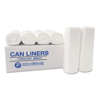 High-Density Commercial Can Liners, 7 gal, 6 mic, 20" x 22",