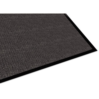 Golden Series Dual Rib Indoor Wiper Mats, Rectangular, Charc