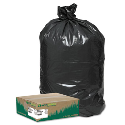 Linear Low Density Large Trash and Yard Bags, Open-Face, 33